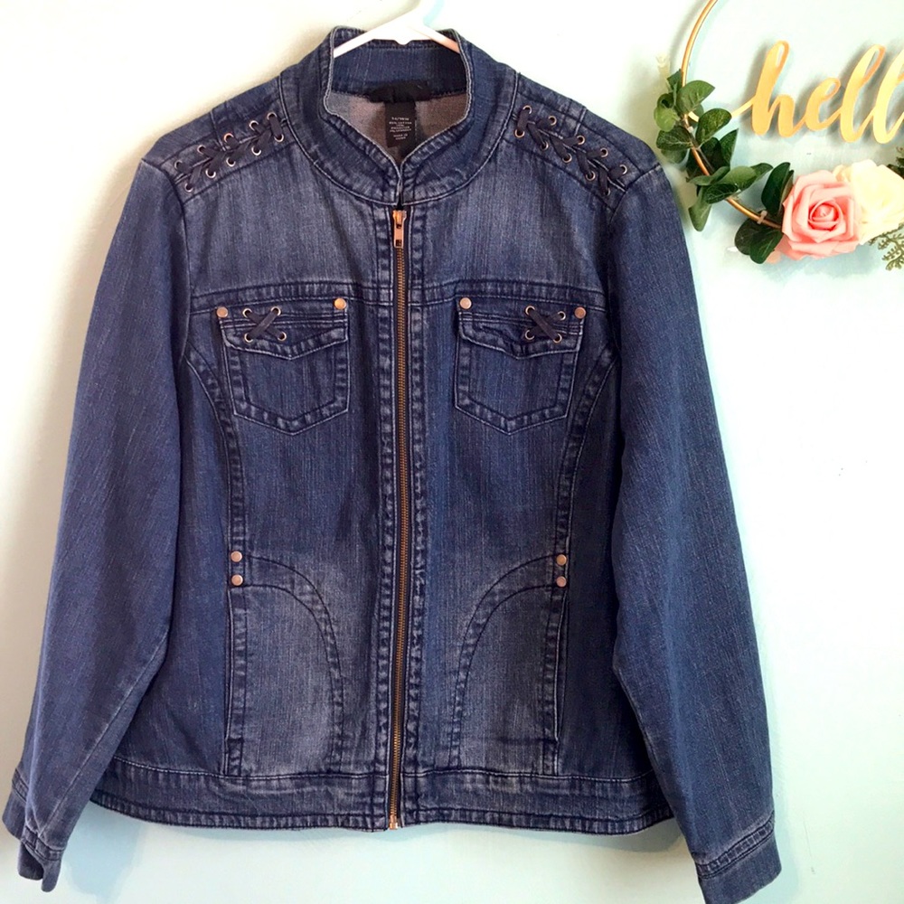 Lane  Bryant Plus Size Jean Jacket
